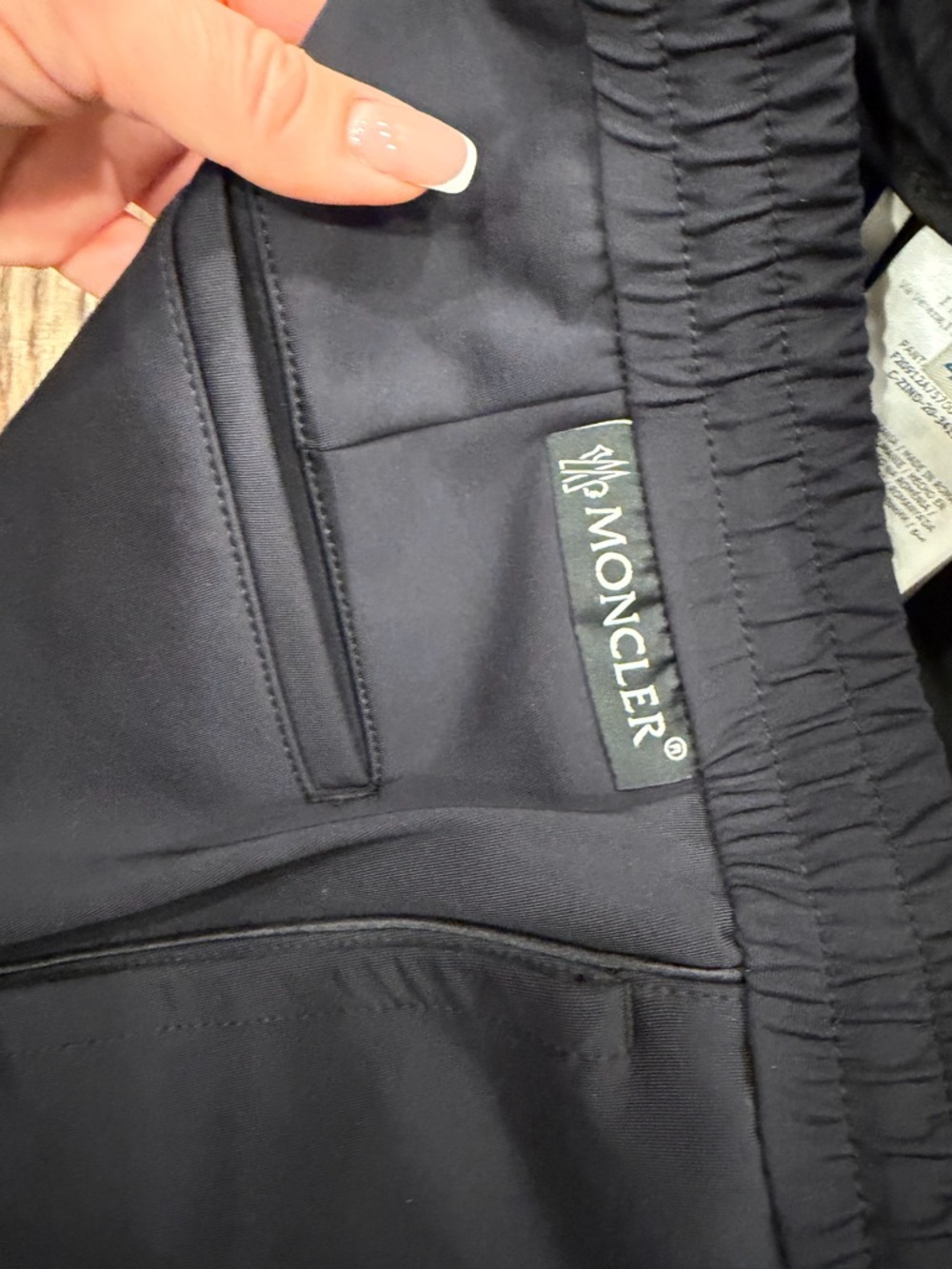 Moncler Black Drawstring Jogger Sweatpants - Picture 6 of 7